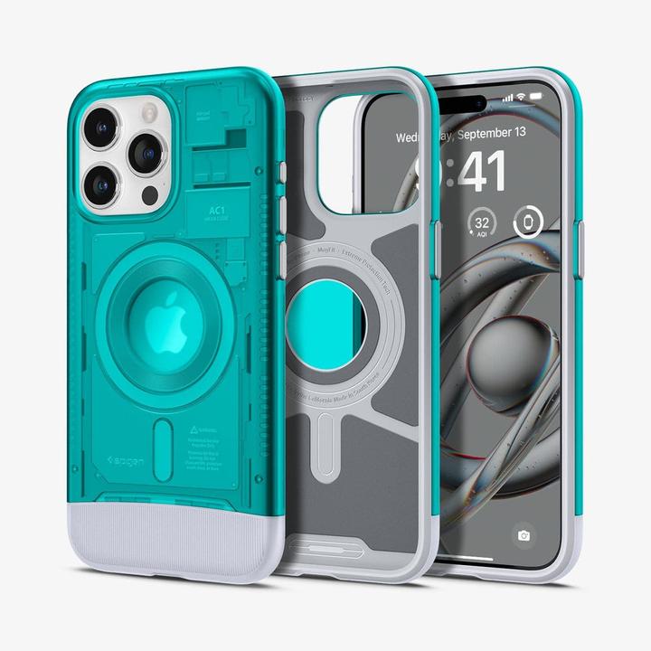 Actual product image Spigen Classic C1 MagFit (Apple iPhone 15 Pro)