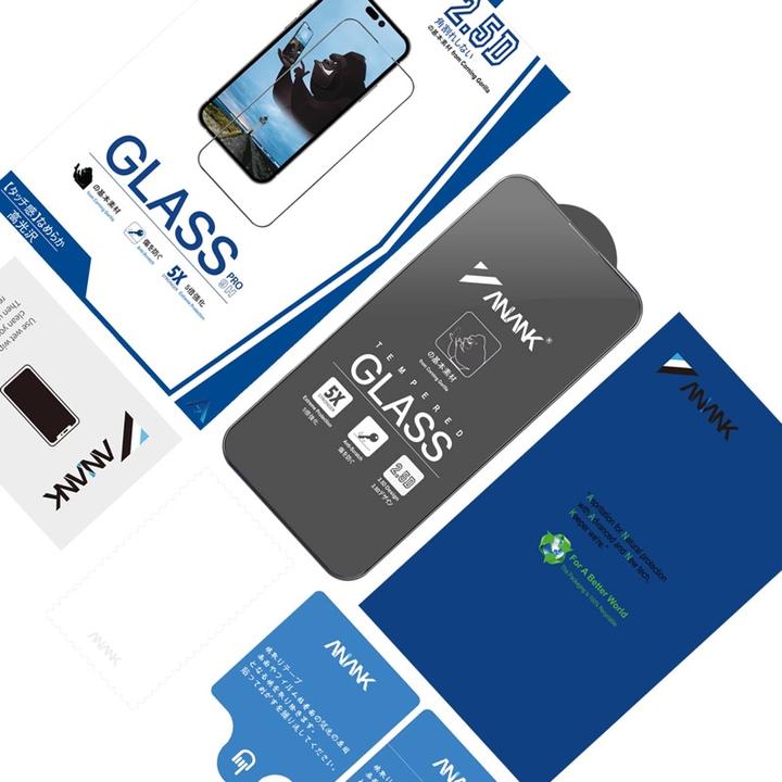 Immagine prodotto Anank Vetro blindato trasparente 2.5D Corning Gorilla per iPhone 16 Pro Max - rinforzato 5x (1 Pezzo/i, Apple iPhone 16 Pro Max)