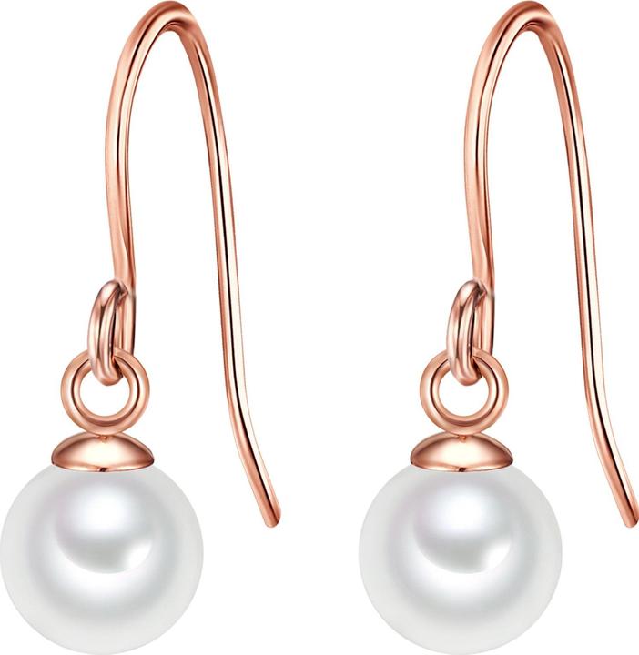 Immagine prodotto Glanzstücke München Perle d'acqua dolce d'argento da donna in oro rosa - 23768 (Argento 925)