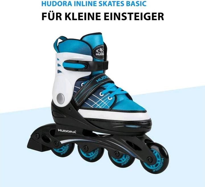 Produktbild Hudora Inline Skates Basic, Gr. 30 - 33 - blau (30, 31, 32, 33)