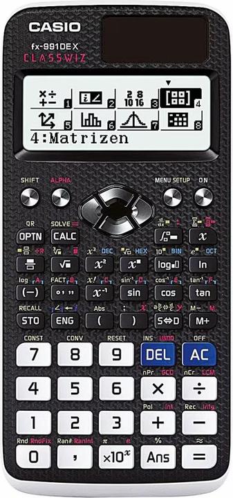 Image du produit Casio FX-991DE CW (Cellules solaires, Piles)