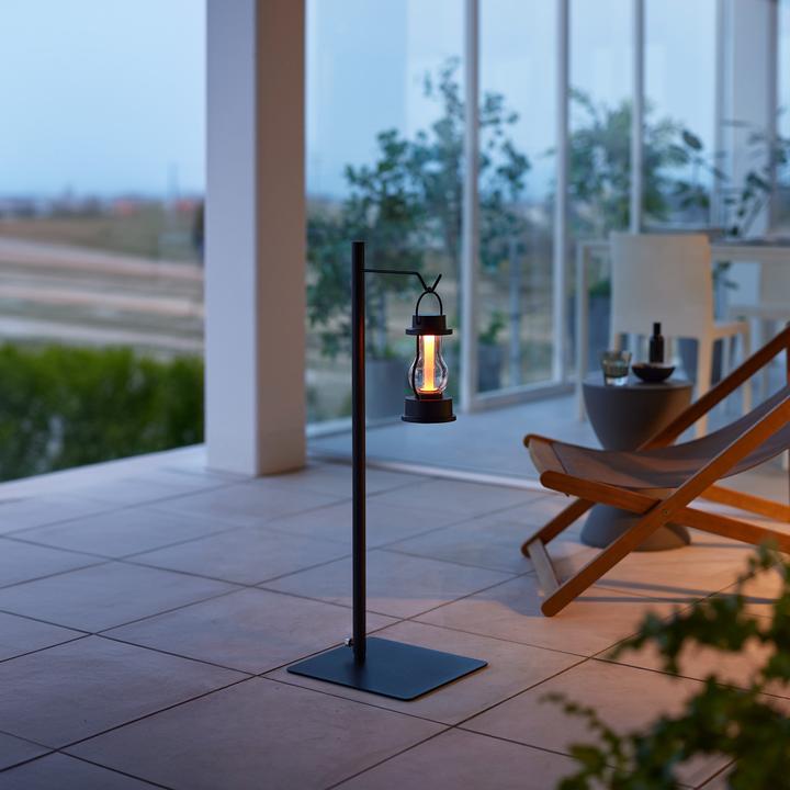 Actual product image Yamazaki TOWER height-adjustable lantern stand
