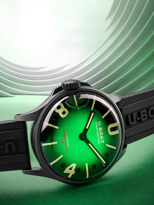 Immagine prodotto U-Boat 9503 Orologio da uomo Darkmoon Green PVD Soleil 40mm 5ATM (Orologio da polso analogico, 40 mm)