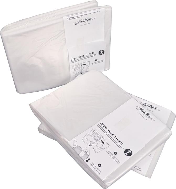Seau à couches Sacs à déchets rechargeables Blanc 400 pièces Efficace et simple, Unique Mü