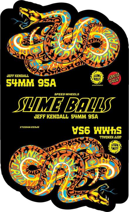 Actual product image Slime 95A Snake Pink Hardline Slime Balls (54 mm)