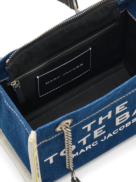 Immagine prodotto Marc Jacobs the small tote in blue denim with embroidered logo