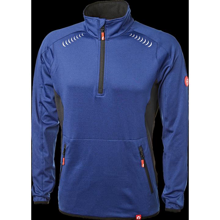 Actual product image Magni Tech fleece jumper mottled corn blue/black size S Fortis Elements (S)