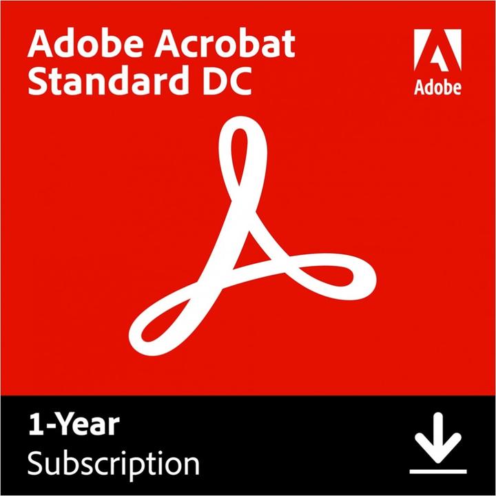 Image du produit Adobe Acrobat Standard DC (1 Utilisateur, 12 mois)