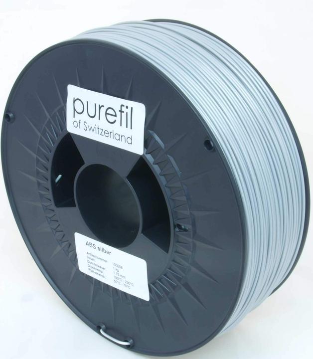 Image du produit Purefil Filament (PETG, 1.75 mm, 1000 g, Argent)