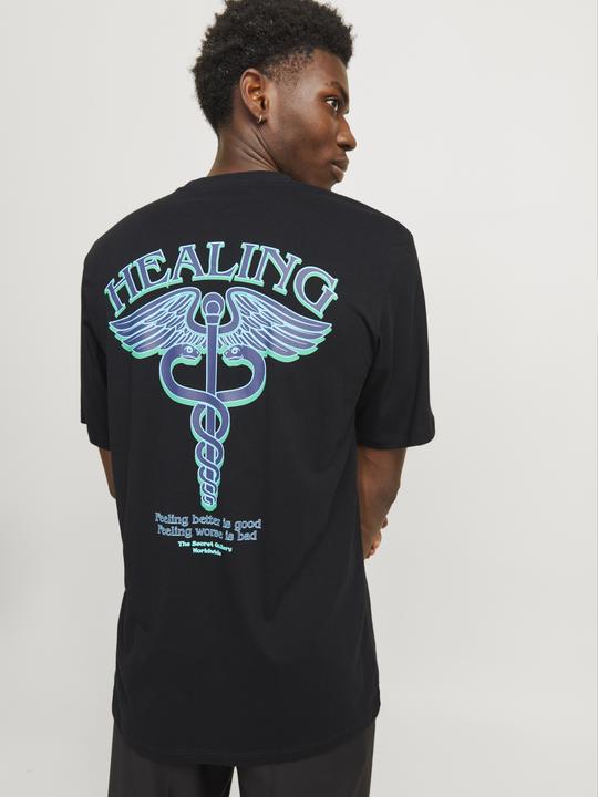 Produktbild Jack & Jones Gedruckt Rundhalsausschnitt T-shirt T-shirt (XL)