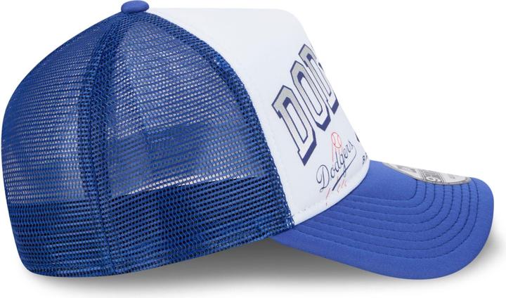 Actual product image New Era A-Frame Mesh Trucker Cap - RETRO Los Angeles Dodgers