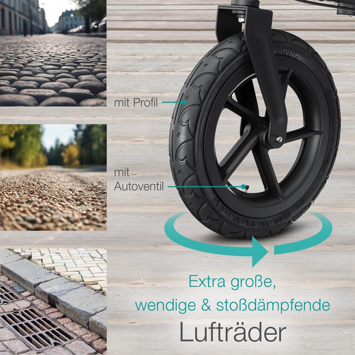 Image du produit Aktivshop Rollator d'extérieur à pneus gonflables Confort