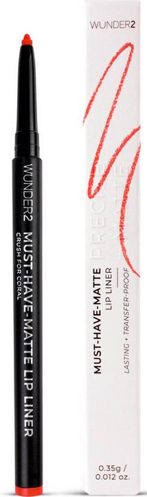 Actual product image Wunder2 Must-Have Matte Lip Liner Crush for Coral 0.35