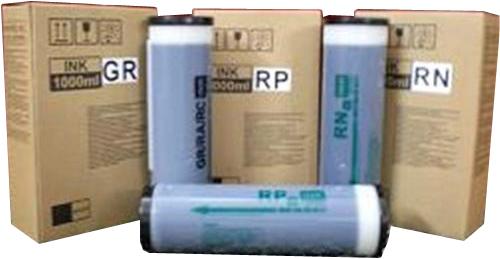 Image du produit riso S4841E - Encre à base de pigments - Noir - Paquet multiple - RZ 970 - RZ 977 - MZ 97 (CF)