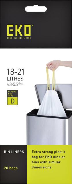 Actual product image EKO Waste bag type D 18-21 LTR (20 x, 21 l)