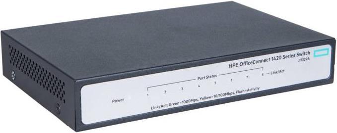 Image du produit Aruba HP 1420-8G : Commutateur à 8 ports, 1Gbps (8 ports)