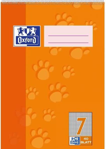 Produktbild Oxford Schulblock (A5, Kariert, Harter Einband)