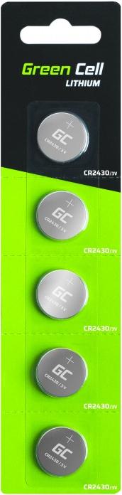 GreenCell Blister 5x BatteryLitowa CR2430 3V 290mAh - Batterie - CR2430 (5 Stk., CR2430, 290 mAh)