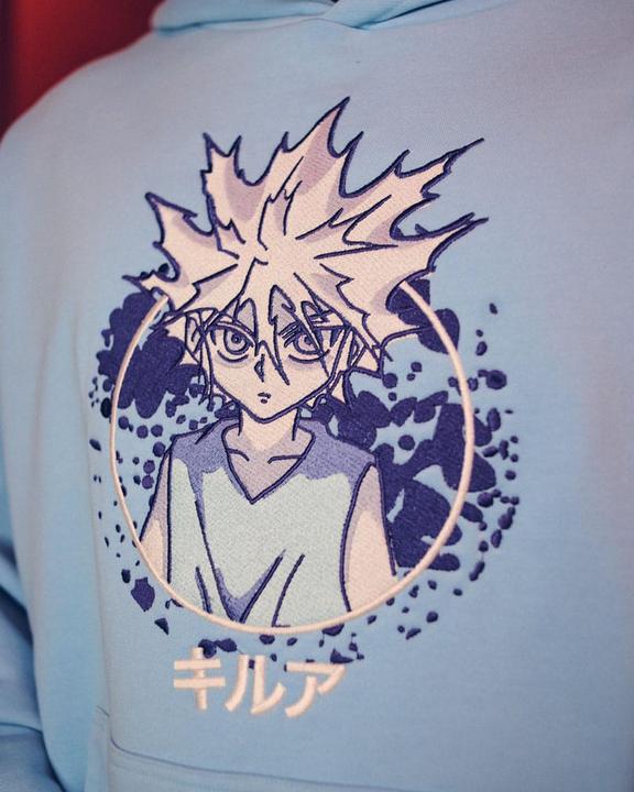 Actual product image Hunter x Hunter jumper à capuche Graphic Blue (S) (S)