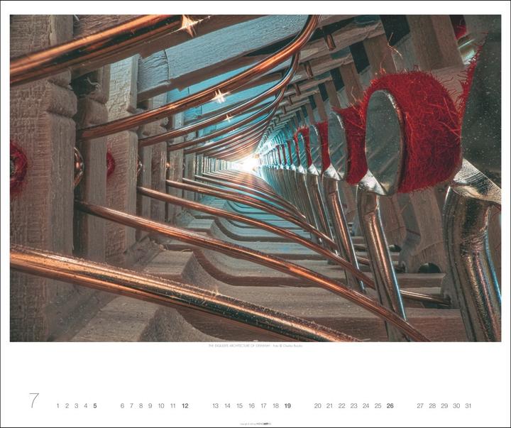 Produktbild Architecture in Music Kalender 2026 - Musikinstrumente von innen (55 x 46 cm, Deutsch)