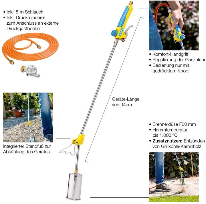 Produktbild Gloria Haus und Garten Gas-Abflammgerät