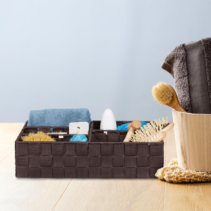 Produktbild Relaxdays Aufbewahrungskorb (1 x, 32 x 25 x 8.5 cm)