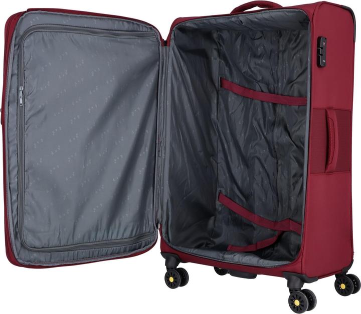 Produktbild D&N Travel Line 9704 4 Rollen Trolley L 78 cm mit Dehnfalte (107 l, L (90 - 115l))