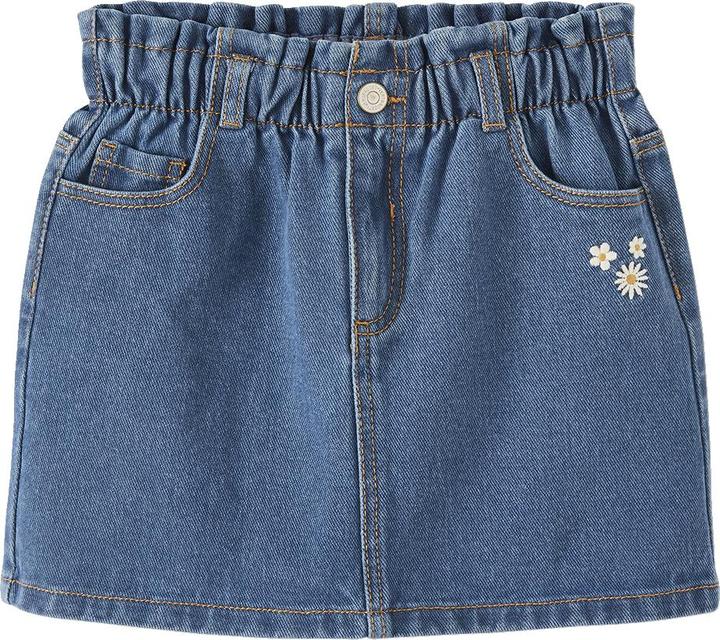 Image du produit Vertbaudet Jupe en jean fille paperbag (92)