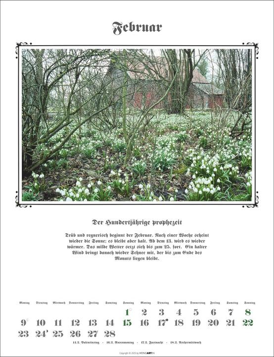 Produktbild Der Hundertjährige Kalender 2026 (30 x 39 cm, Deutsch)