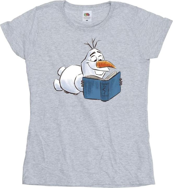 Disney Frozen Olaf Reading TShirt (S)