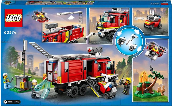 Actual product image LEGO Fire brigade command vehicle (60374, LEGO City)