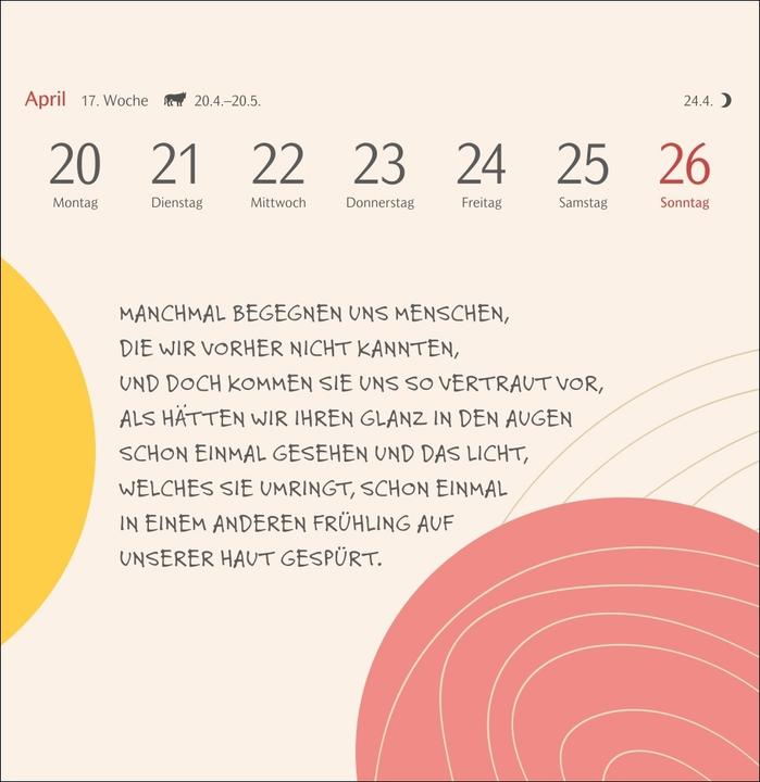 Produktbild Harenberg Clara Louise: Die Sonne in Orange getaucht Premium-Postkartenkalender 2026 - 53 Postkarten mit (Deutsch)