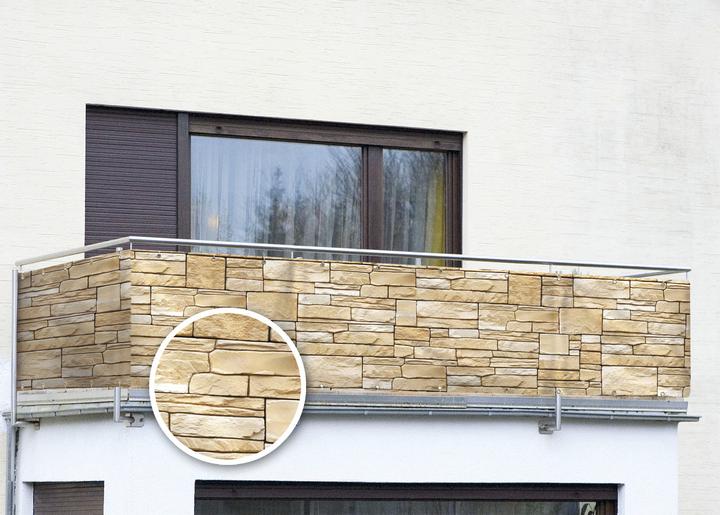 Produktbild Wenko Balkon Sichtschutz "Mauer-Blumen"