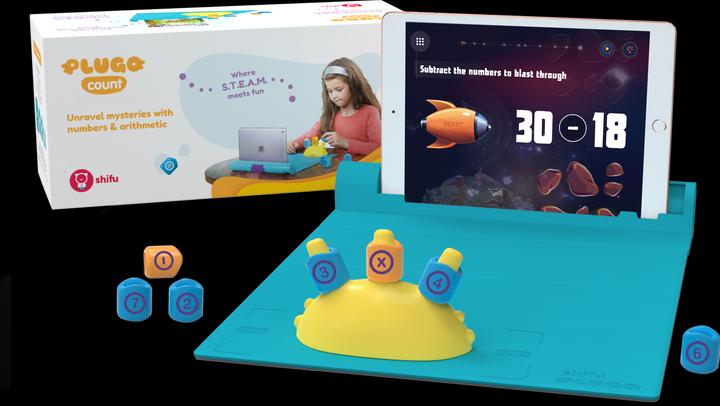 Actual product image PlayShifu Plugo Count Hands-On Math Kit (German, Spanish, French, Japanese, Russian, Portuguese, English)