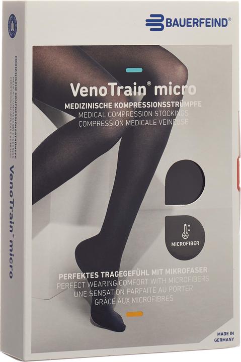 Produktbild Veno Train MICRO A-G KKL2 S normal/short geschlossene Fussspitze schwarz Haftband Noppen (S)