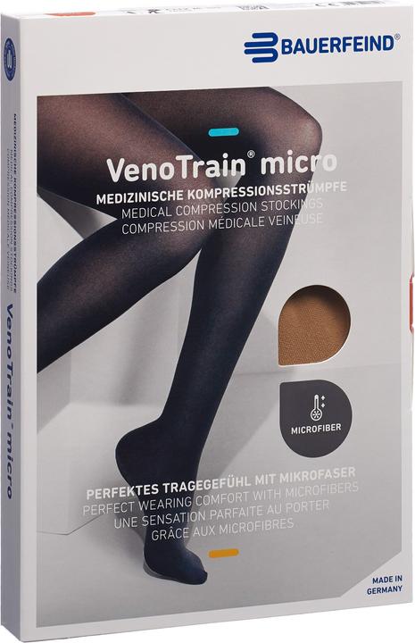 Produktbild Veno Train MICRO A-G KKL2 M plus/long geschlossene Fussspitze caramel Haftband Noppen (M)