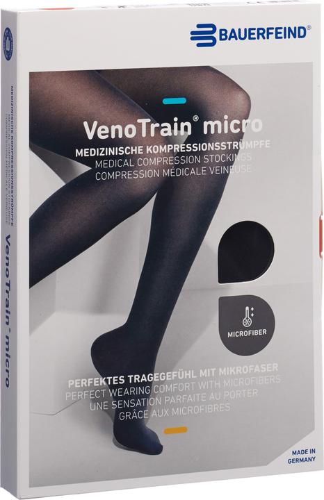 Immagine prodotto Veno Train MICRO A-G KKL2 S normal/long geschlossene Fussspitze schwarz Haftband Noppen (S)
