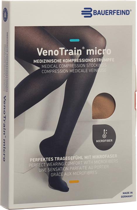 Image du produit Veno Train MICRO A-G KKL2 M normal/long offene Fussspitze caramel Haftband Noppen (M)