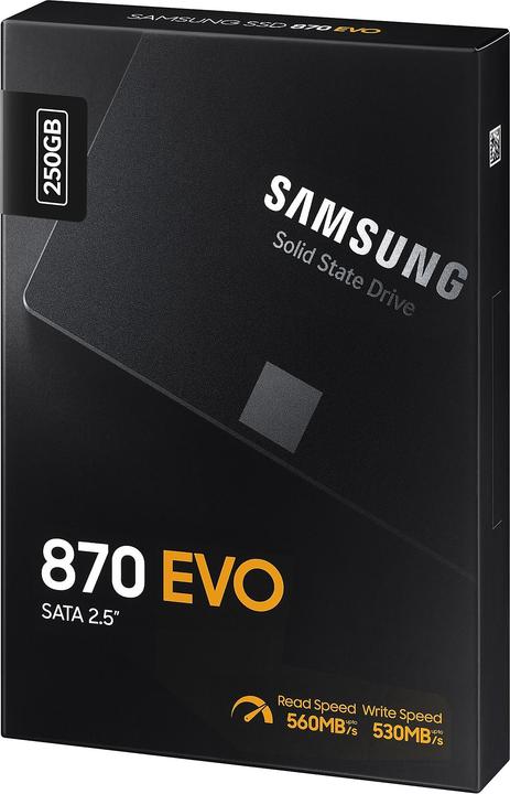 Image du produit Samsung 870 EVO (250 Go, 2.5")