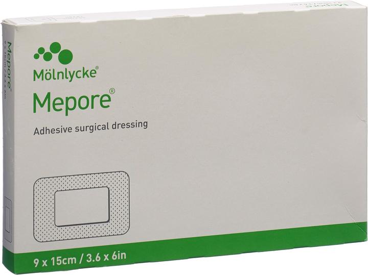 Mepore Wundverband 15x9cm Wundkissen 10x5cm (5 x)