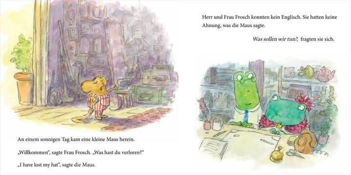 Produktbild Das fabelhafte Fundbüro und die kleine englische Maus - ein zweisprachiges Bilderbuch (Deutsch, Mark Pallis, 2022)