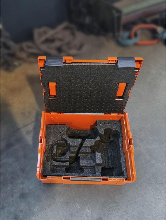 Actual product image Fein L-BOXX tool case 238 with inlay ( VersaMAG), length 35.7 mm, width 44.2 mm, height 25.3 mm