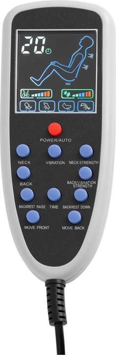Produktbild Physa Fusspflegestuhl elektrisch mit Fusswanne 105 W 150 kg weiss Rücken- & Nackenmassage