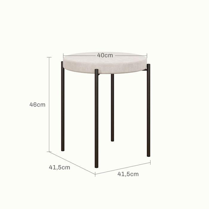 Immagine prodotto Swisshandel24 Set di 4 sgabelli da cucina, impilabili, effetto velluto, fino a 100 kg, struttura in metallo