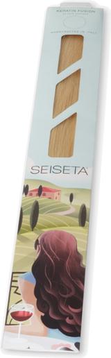 Seiseta Classic Keratin Fusion Glatt DB2 helles Goldblond 60/65 cm (Helles Goldblond, 65 cm)