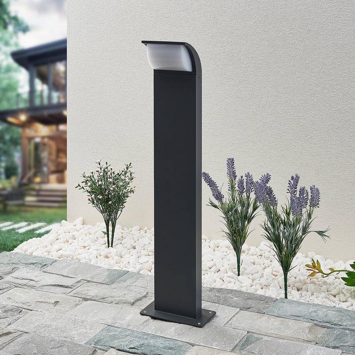 Produktbild Lucande Tinna LED Garten Leuchte H60 Anthracite (537 lm, IP65)
