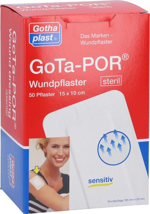Produktbild Gothaplast GoTa-POR Wundpflaster steril 150mmx100mm, 50 St PFL (50 x)