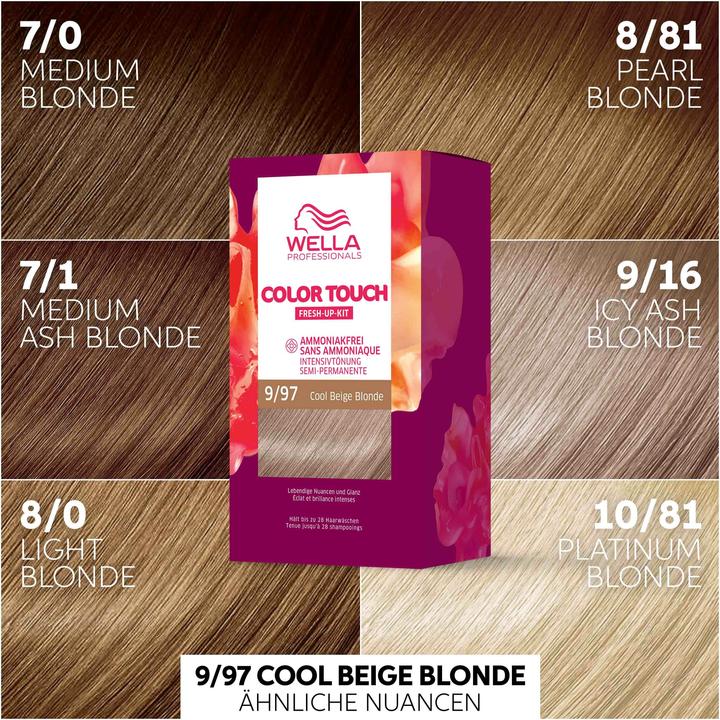 Produktbild Wella Color Touch Fresh-Up-Kit (9/97 Cool Beige Blonde)