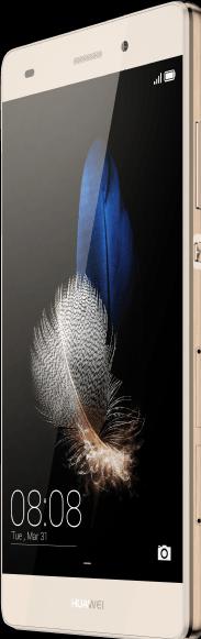 Actual product image Huawei P8 Lite (16 GB, Gold, 5", Hybrid Dual SIM, 13 Mpx, 4G)