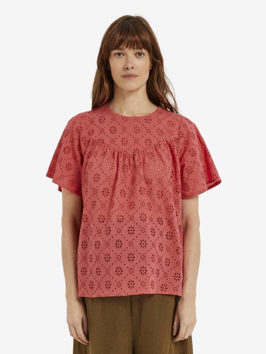 Vertbaudet Umstandsbluse mit Lochstickereien